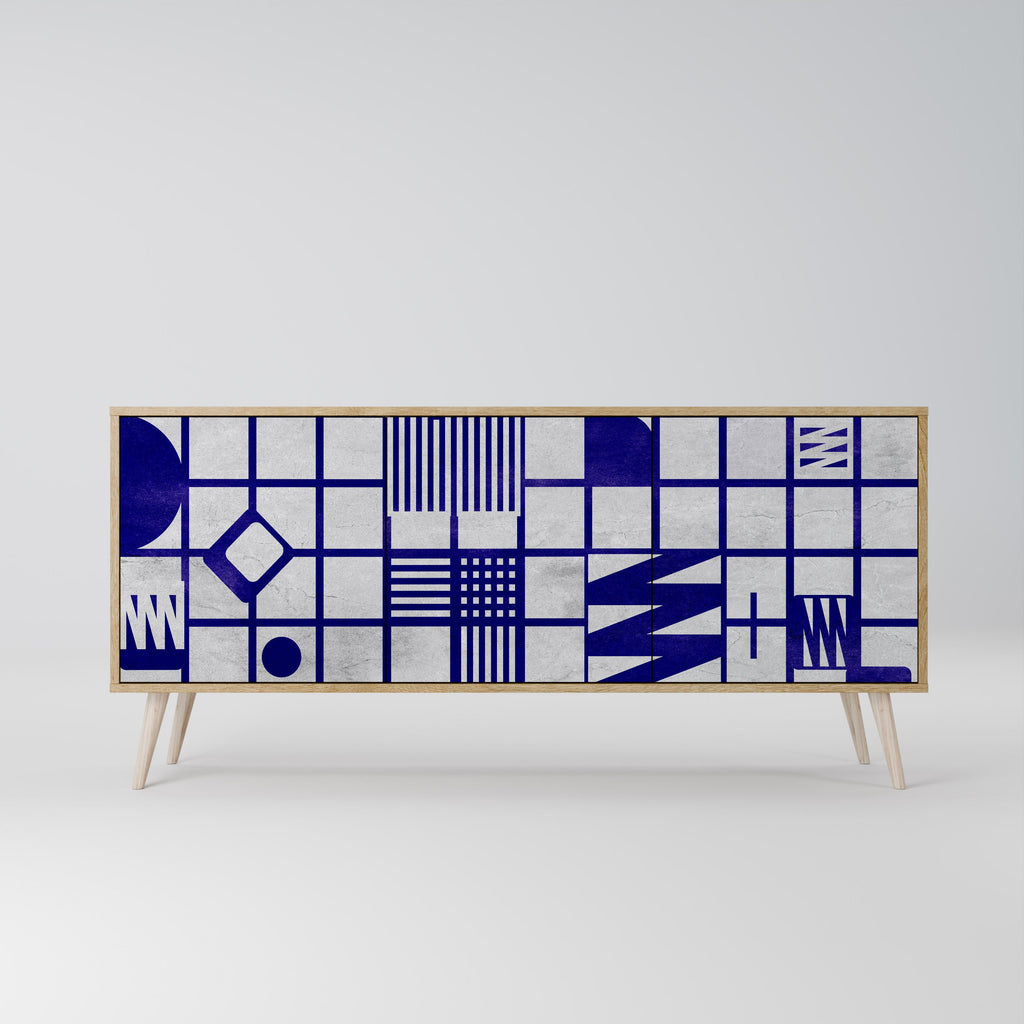 THE RIGHT PLACES 3-türiges Sideboard in Eichenoptik
