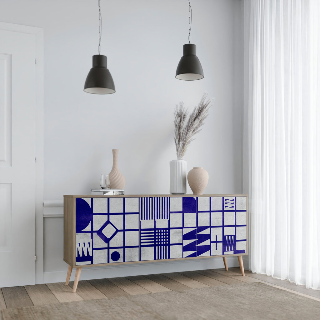THE RIGHT PLACES 3-türiges Sideboard in Eichenoptik