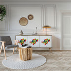 FUTURE SIGN 3-Door Sideboard in Oak Effect