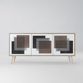 SHADOW SYNCHRONY 3-Door Sideboard in Oak Effect