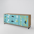 PATHS TO HAPPINESS Sideboard mit 3 Türen in Eiche-Optik