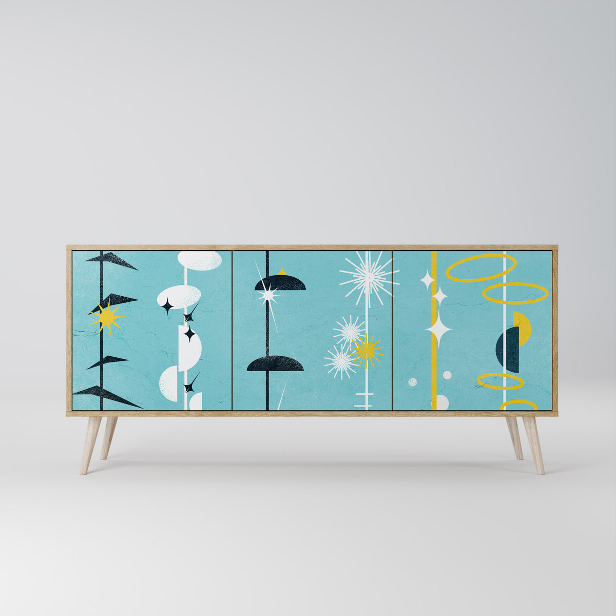 PATHS TO HAPPINESS 3-türiges Sideboard