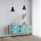 PATHS TO HAPPINESS Sideboard mit 3 Türen in Eiche-Optik