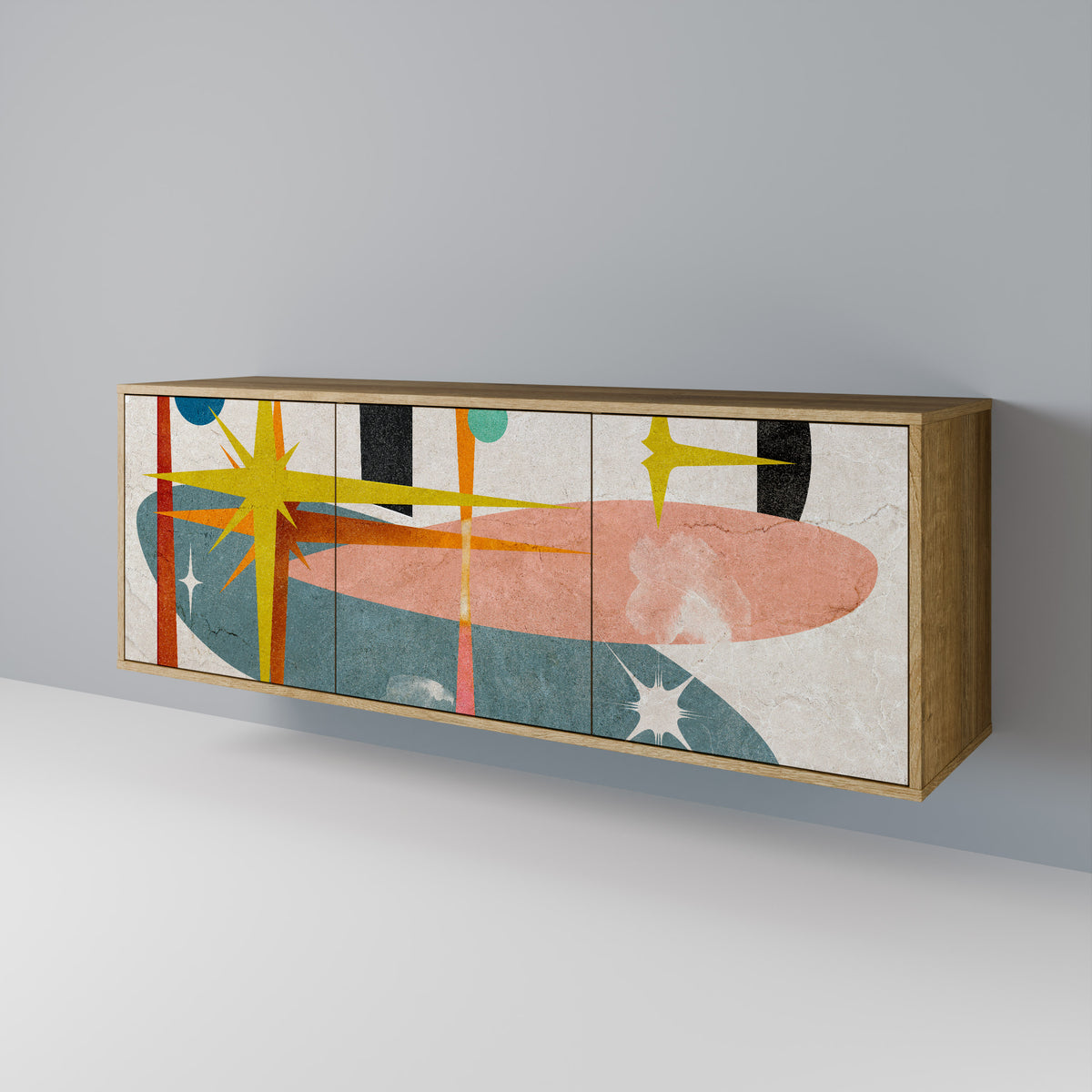 INTERSTELLAR VIBES 3-türiges Sideboard