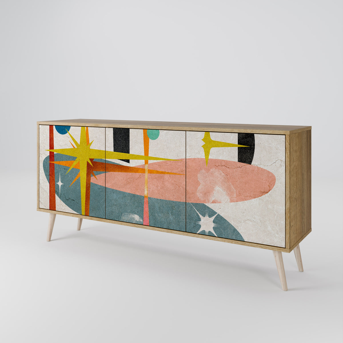 INTERSTELLAR VIBES 3-türiges Sideboard