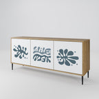 WONDERLAND VEGETATION Sideboard mit 3 Türen in Eiche-Optik