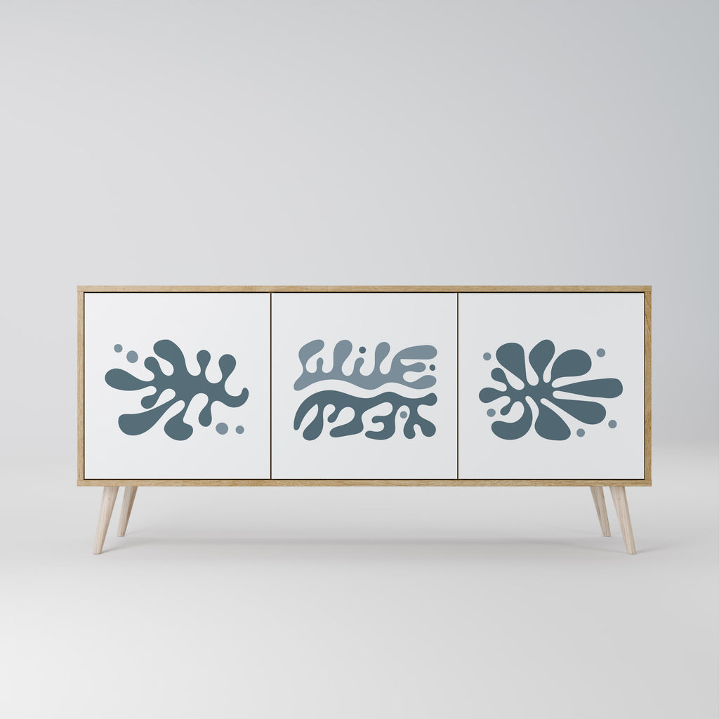 WONDERLAND VEGETATION 3-türiges Sideboard in Eichenoptik