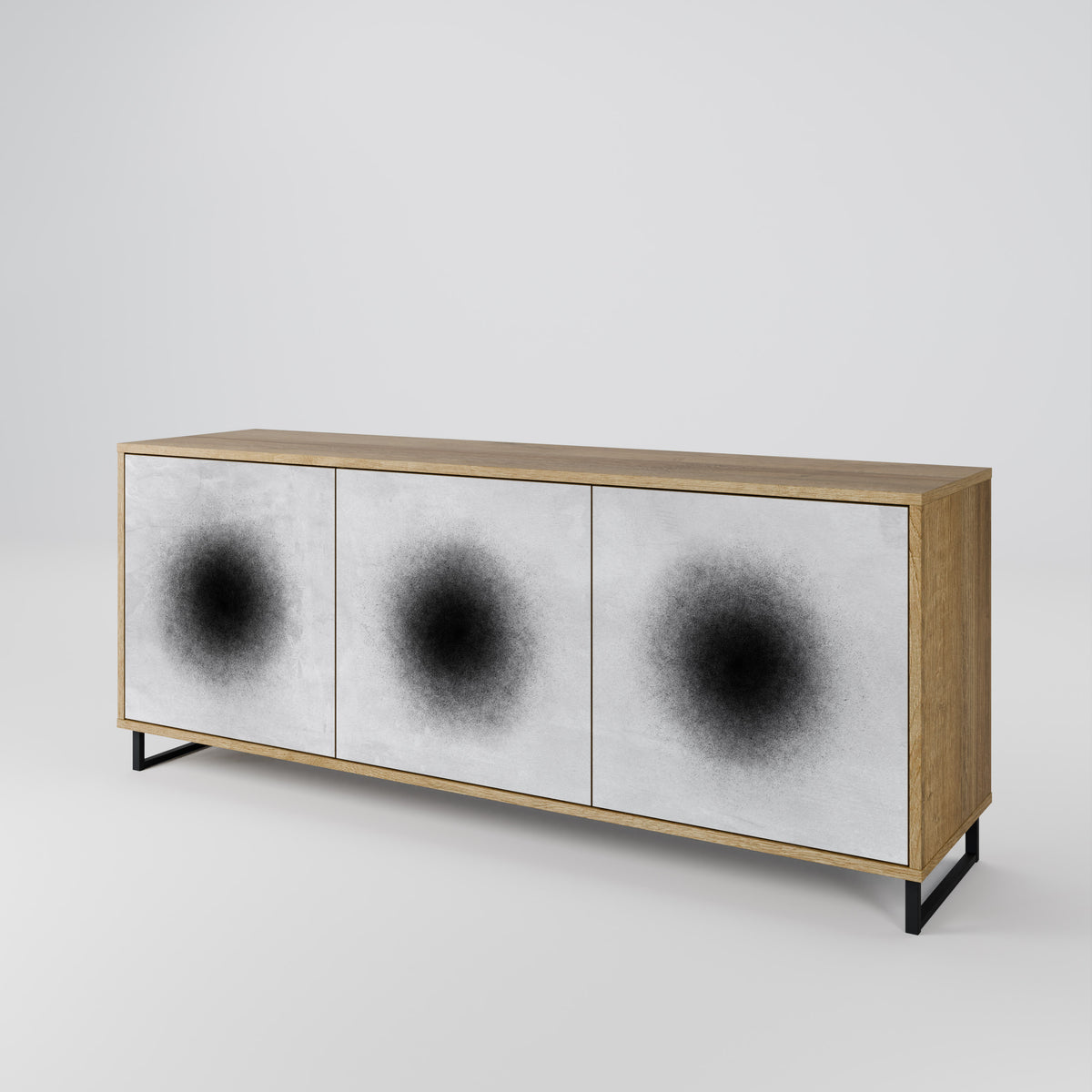 BLACK HOLE 3-türiges Sideboard