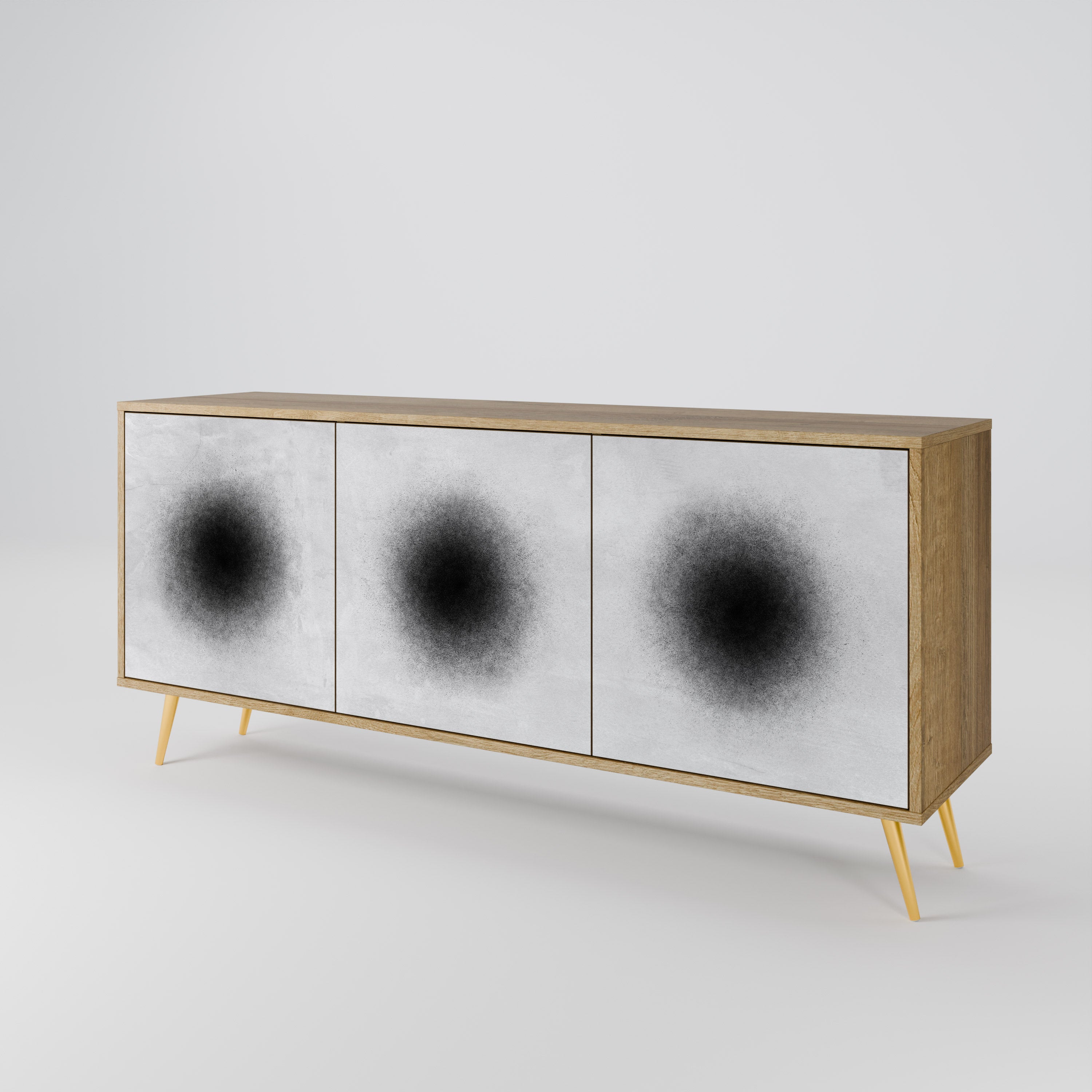 BLACK HOLE 3-Door Sideboard