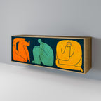 TOGETHER BUT SEPARATELY 3-Door Sideboard in Oak Effect