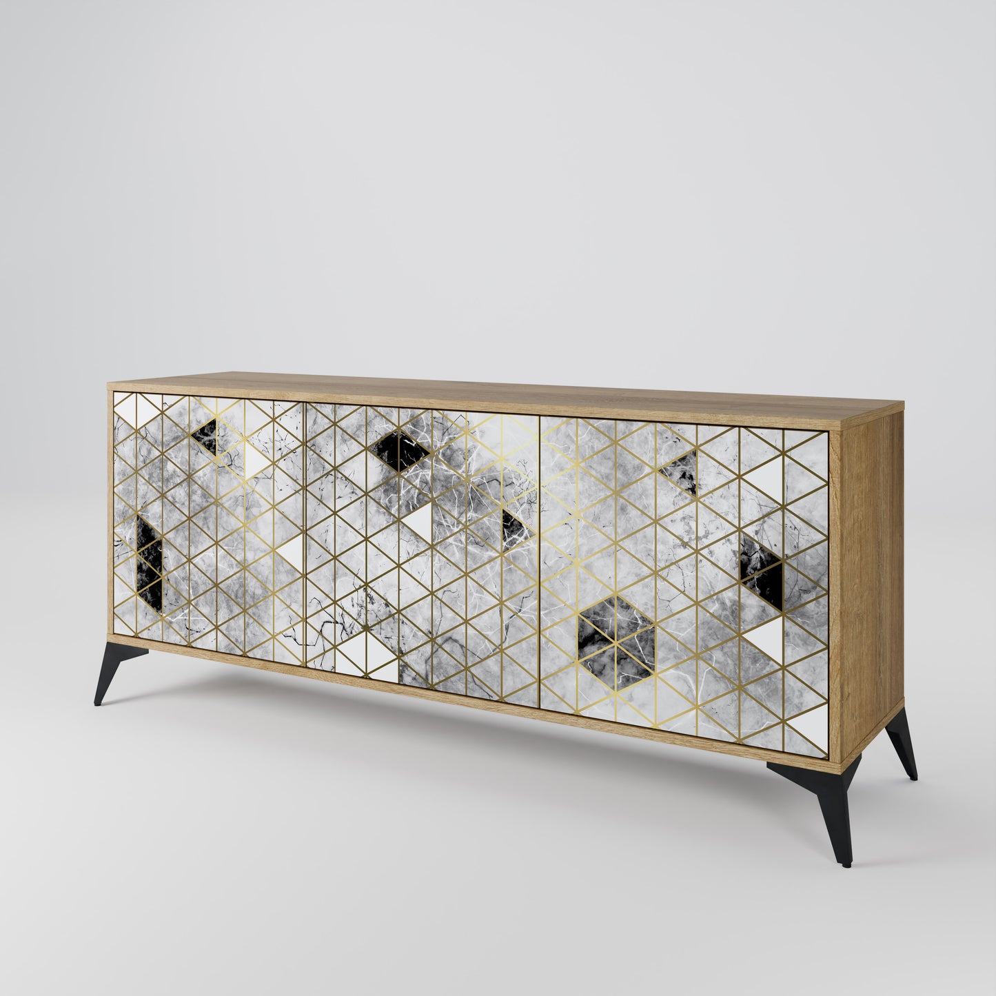 ASHEN ARIA 3-türiges Sideboard