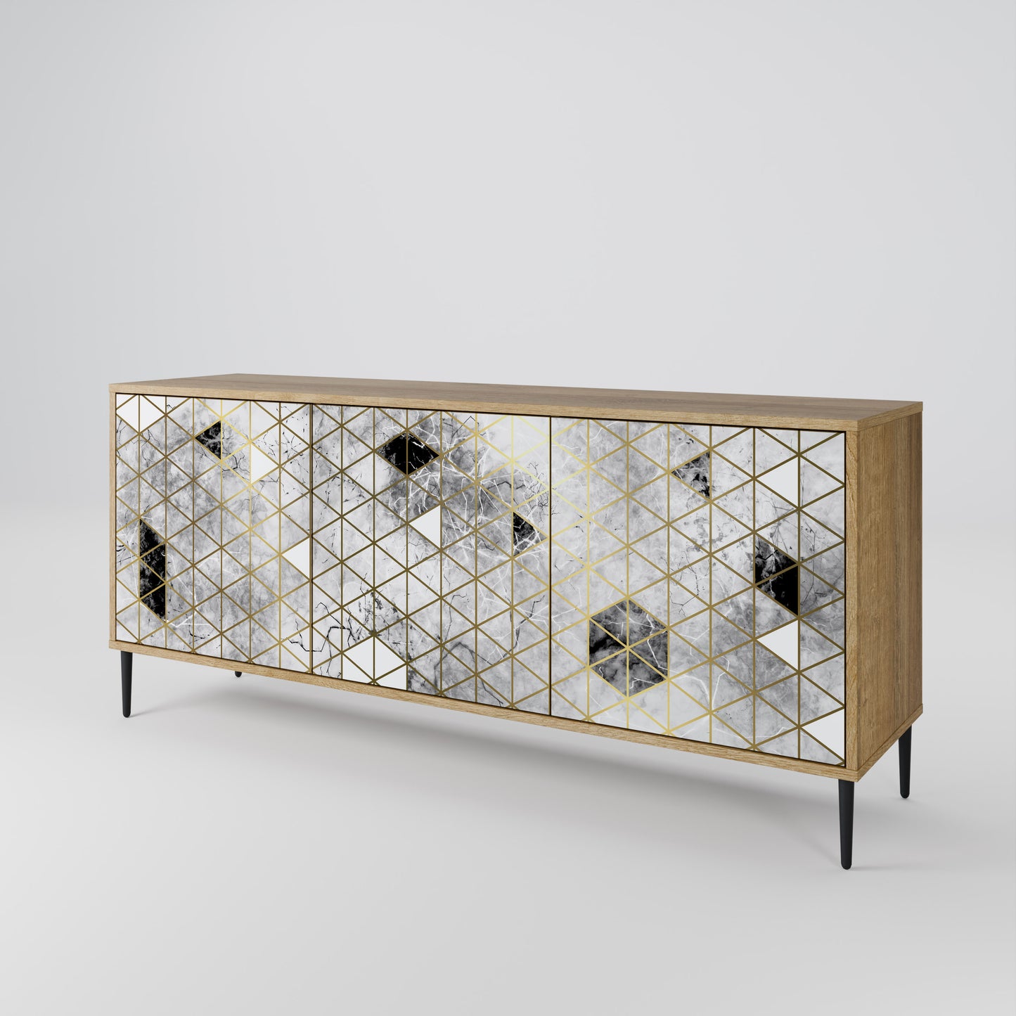 ASHEN ARIA 3-türiges Sideboard