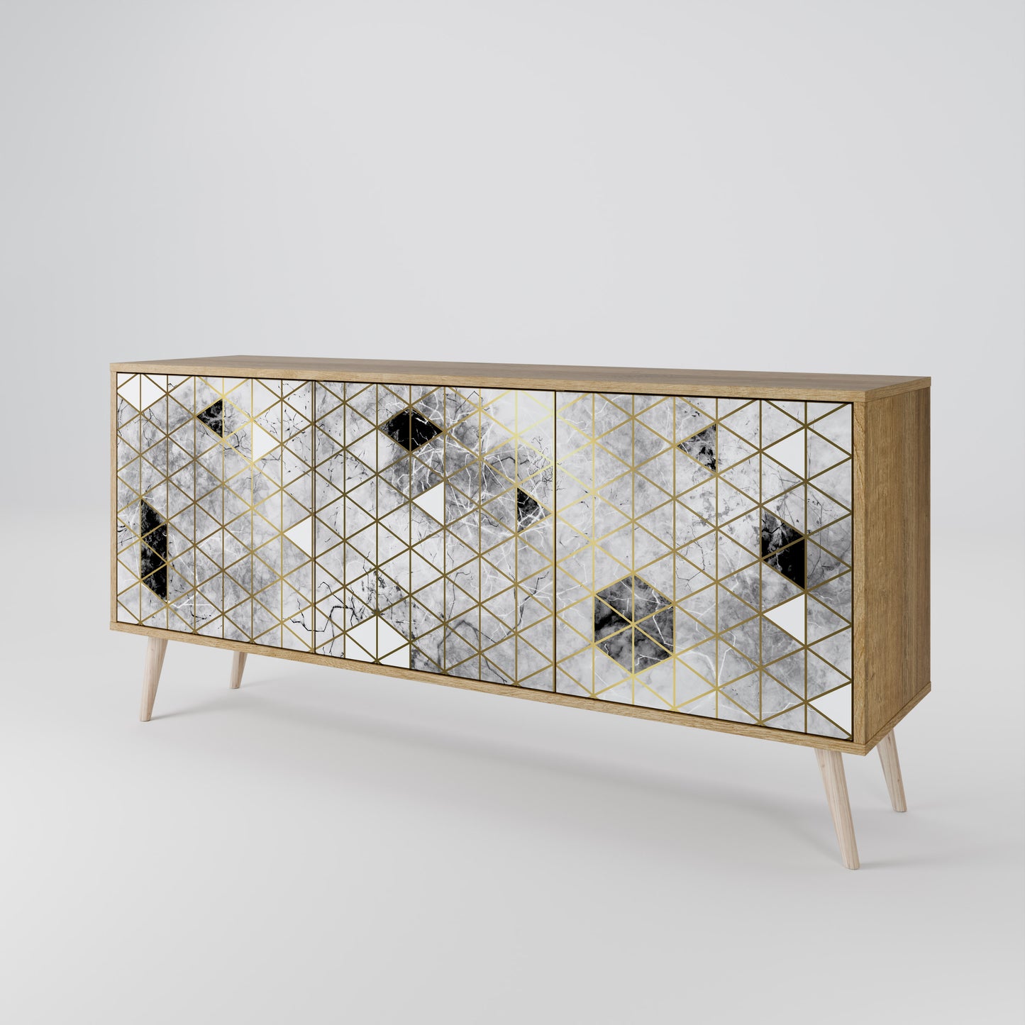 ASHEN ARIA 3-türiges Sideboard