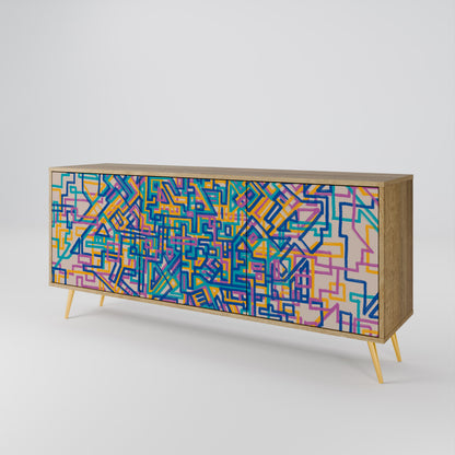 MEMORIES MAP 3-türiges Sideboard