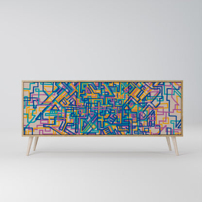 MEMORIES MAP 3-türiges Sideboard