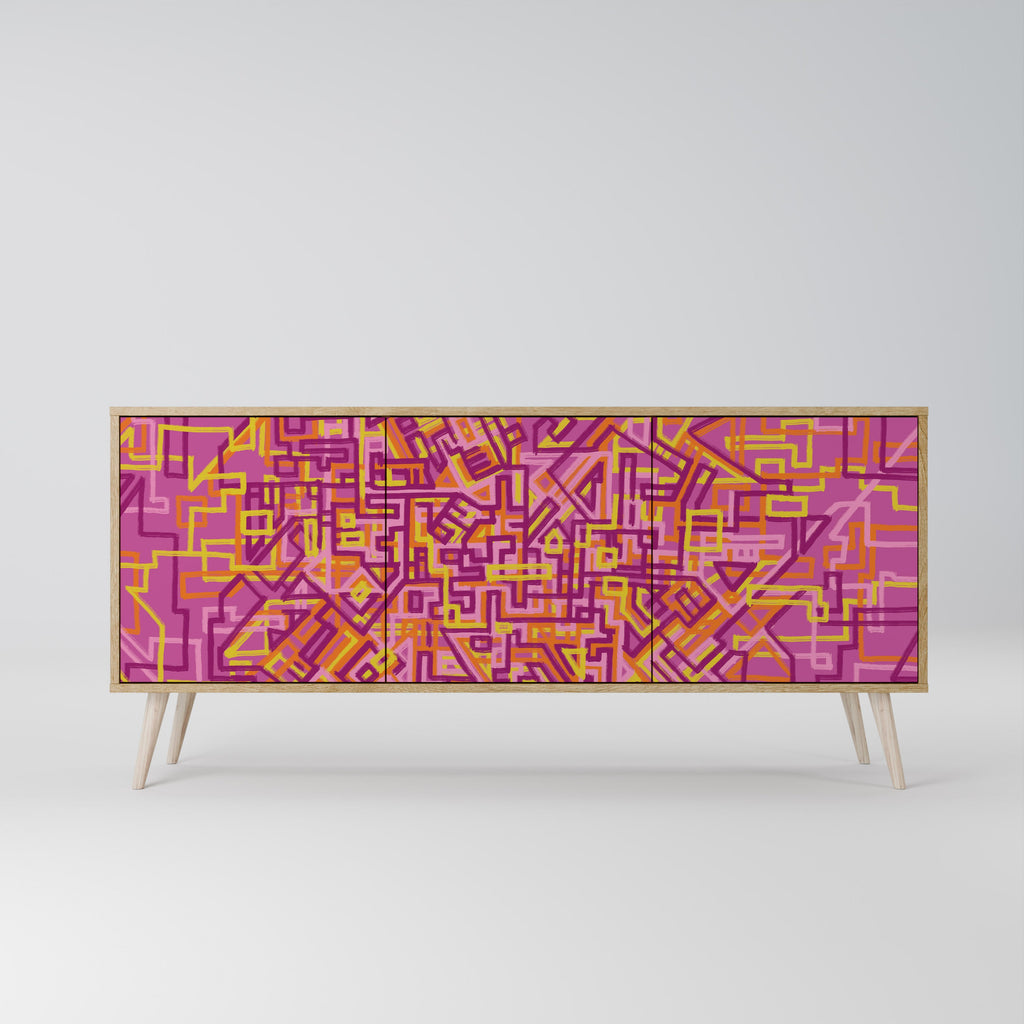 LOVELY MEMORIES 3-türiges Sideboard in Eichenoptik