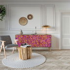 LOVELY MEMORIES Sideboard mit 3 Türen in Eiche-Optik