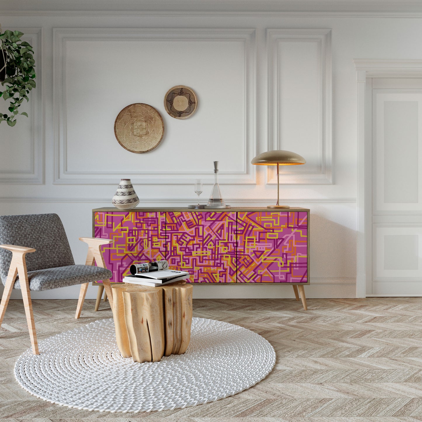 LOVELY MEMORIES 3-türiges Sideboard