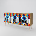 ABSTRACTION AND GEOMETRY 3-Door Sideboard