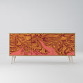 FLOATING THOUGHTS 3-Door Sideboard in Oak Effect