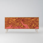 FLOATING THOUGHTS 3-Door Sideboard in Oak Effect