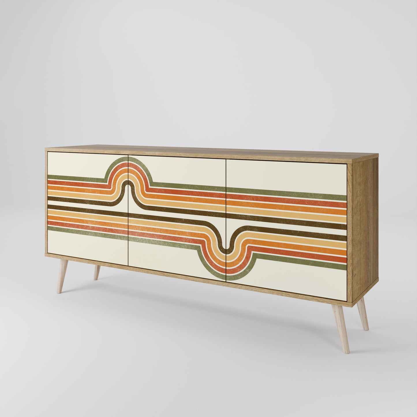 EXCEPTIONAL STREAM 3-türiges Sideboard