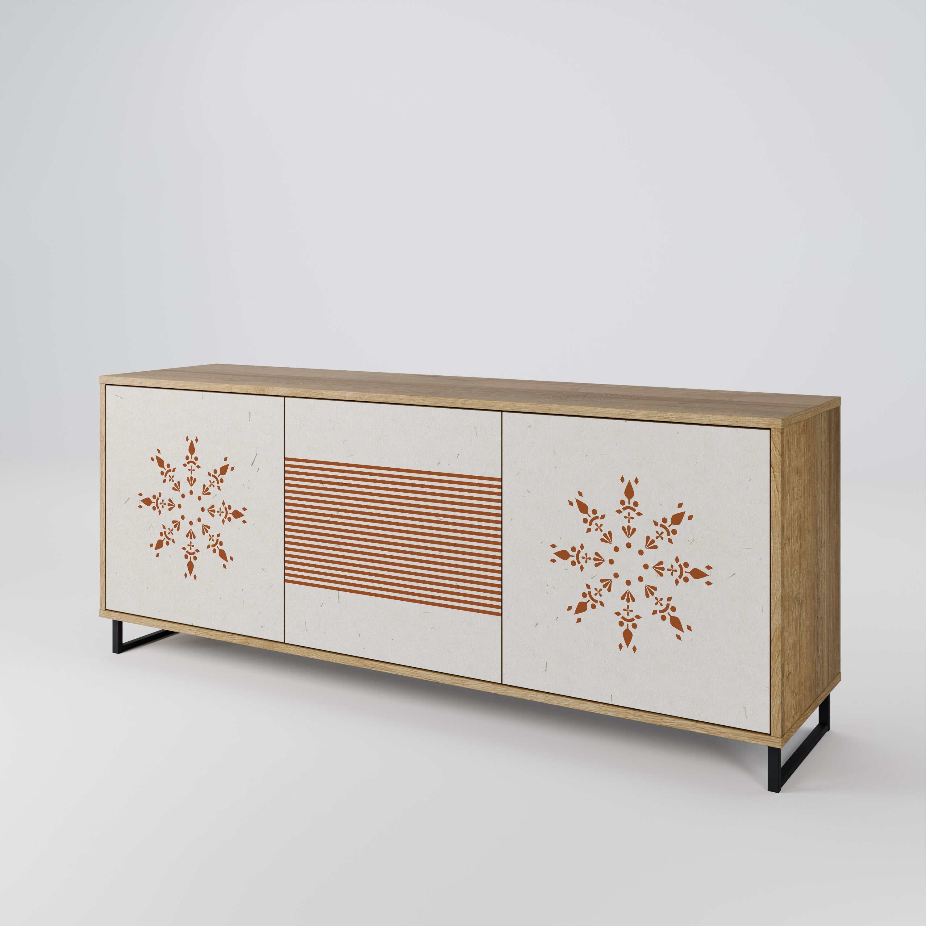 DAILY HARMONY 3-türiges Sideboard in Eichenoptik