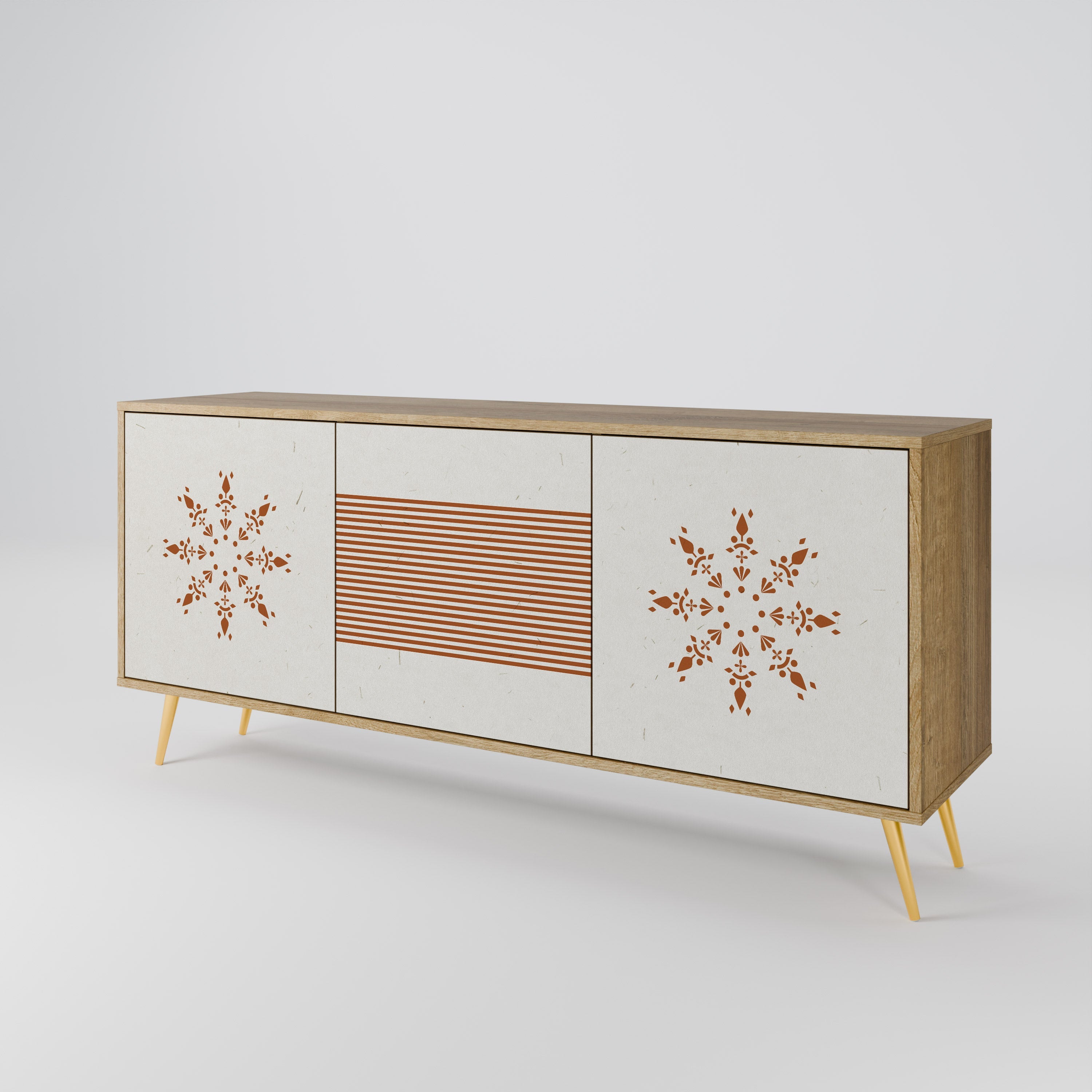 DAILY HARMONY 3-türiges Sideboard in Eichenoptik