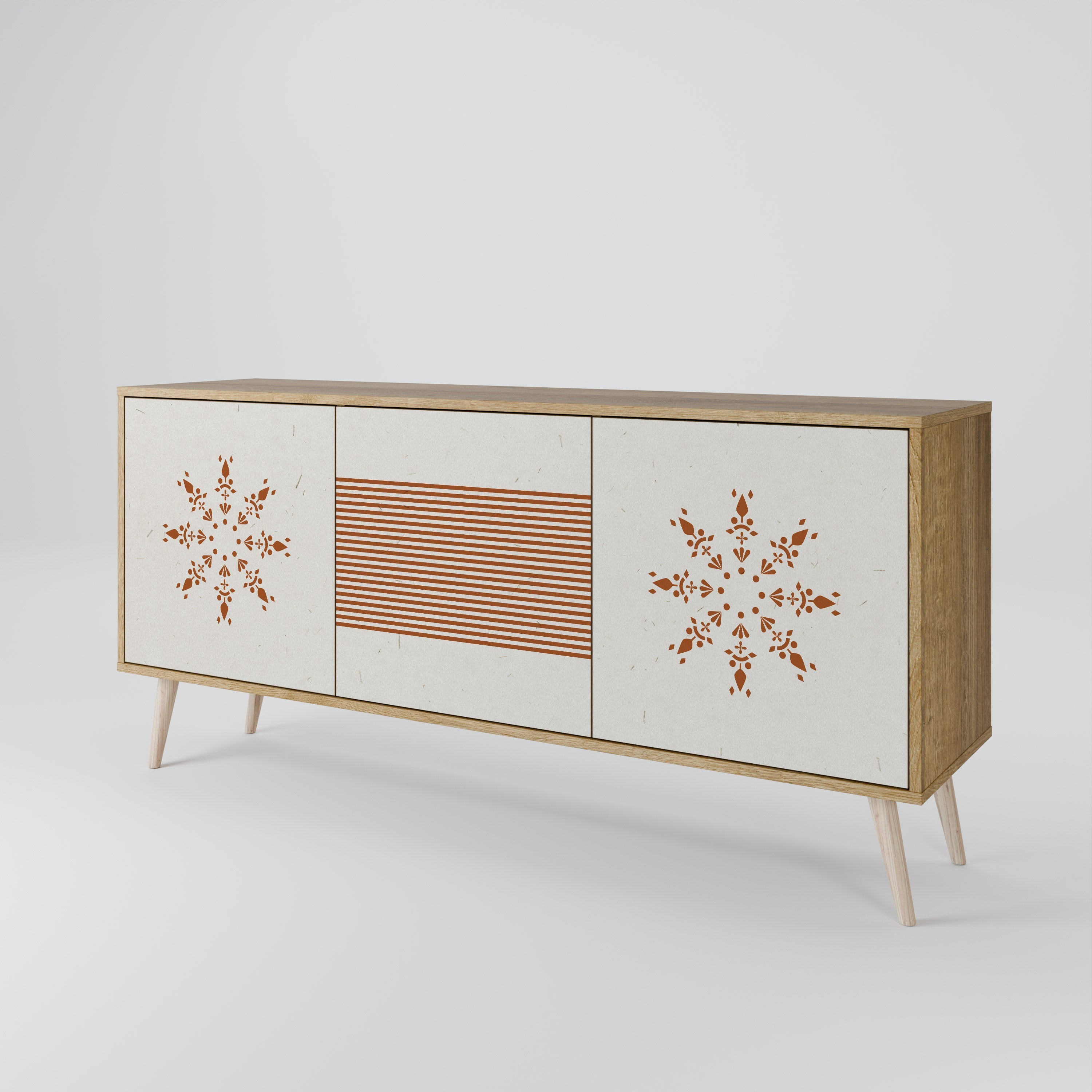 DAILY HARMONY 3-türiges Sideboard in Eichenoptik