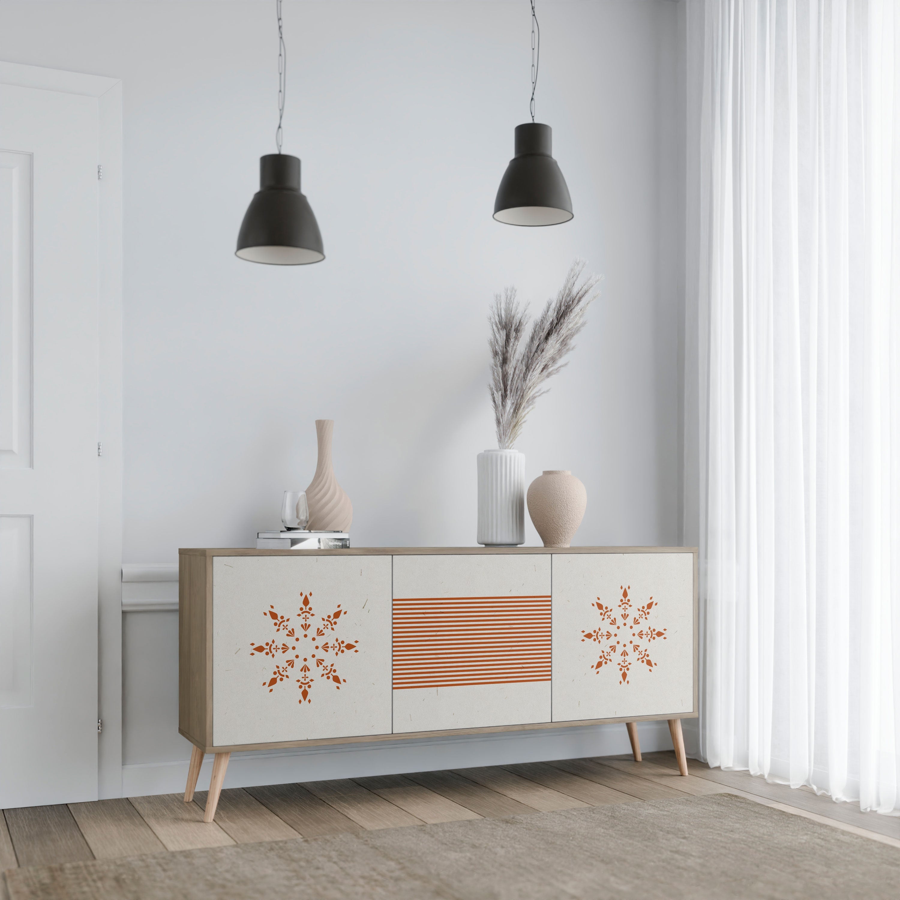 DAILY HARMONY 3-türiges Sideboard in Eichenoptik