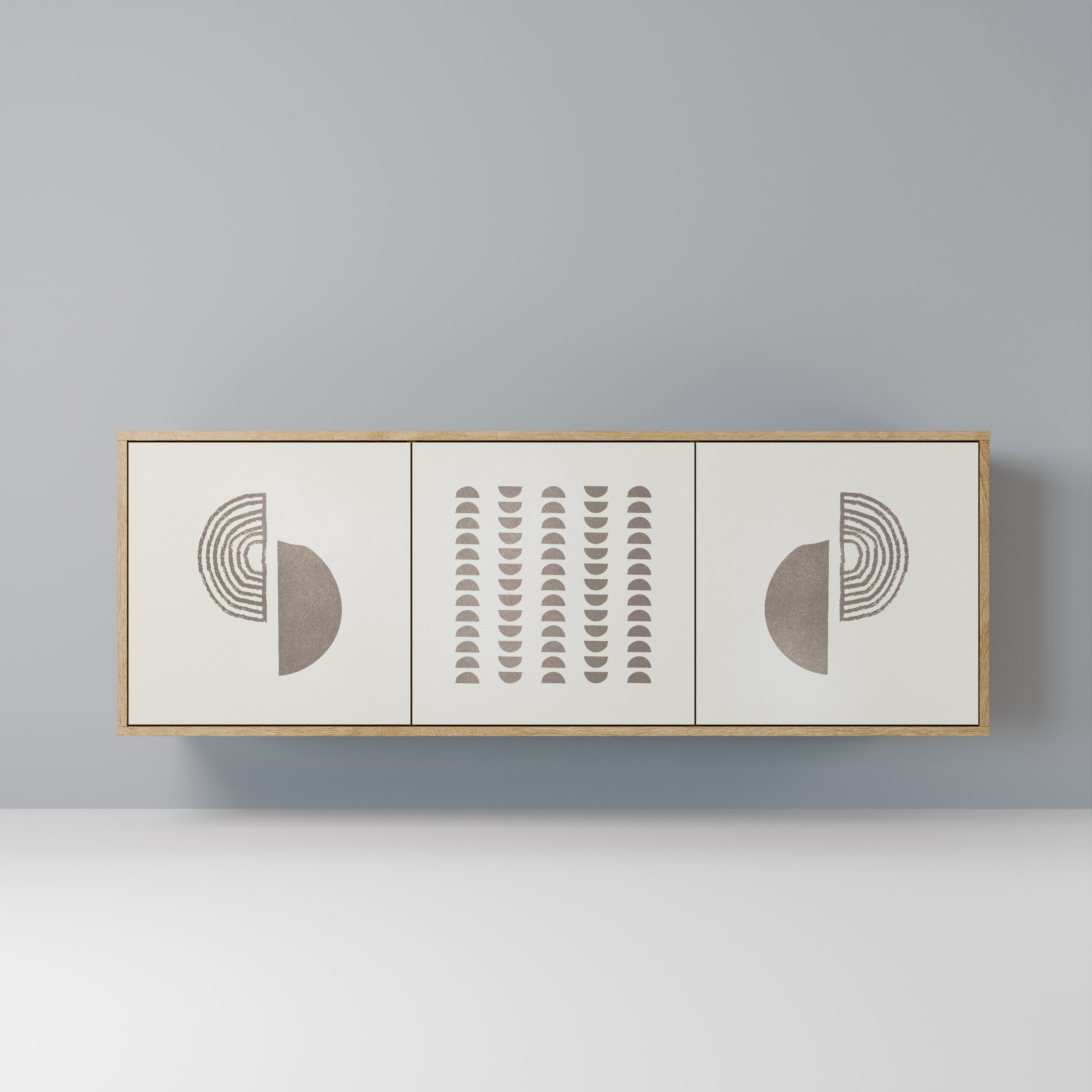 HARMONY ESSENCE 3-türiges Sideboard in Eichenoptik