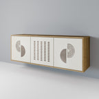 HARMONY ESSENCE 3-Door Sideboard in Oak Effect