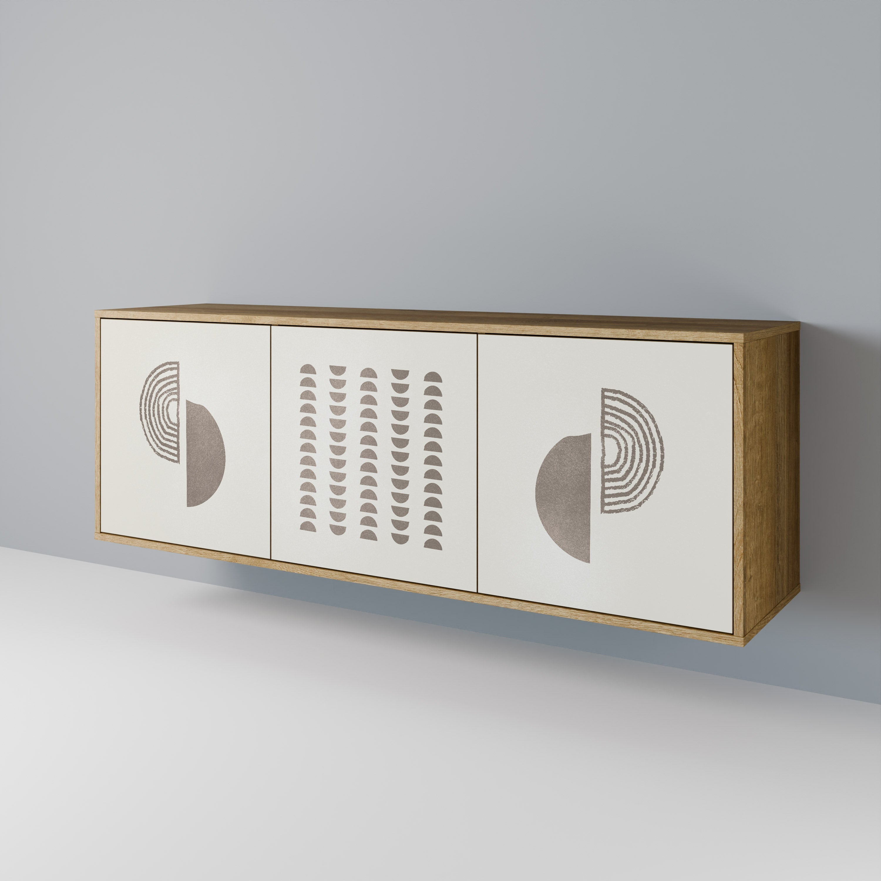 HARMONY ESSENCE 3-türiges Sideboard in Eichenoptik