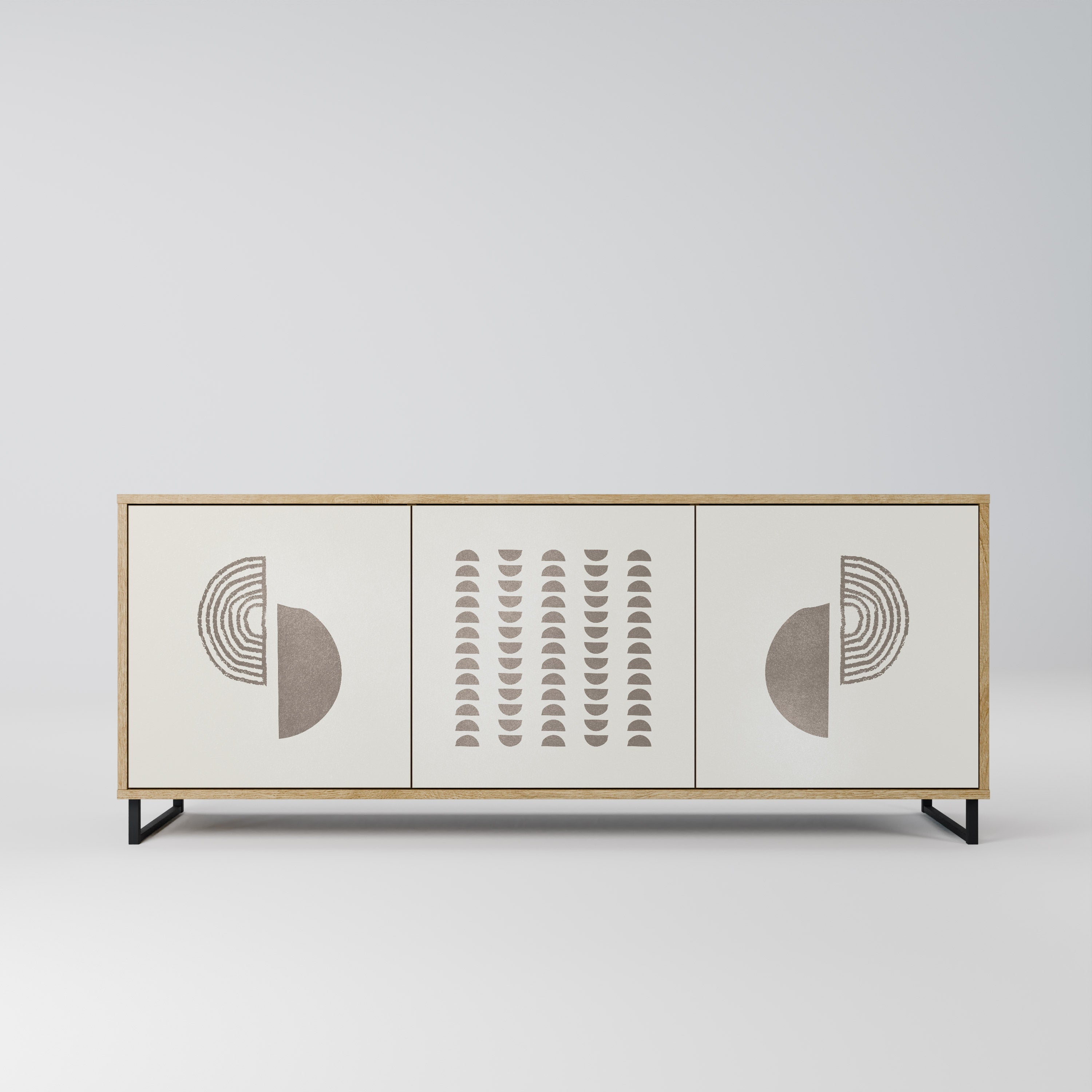 HARMONY ESSENCE 3-türiges Sideboard in Eichenoptik