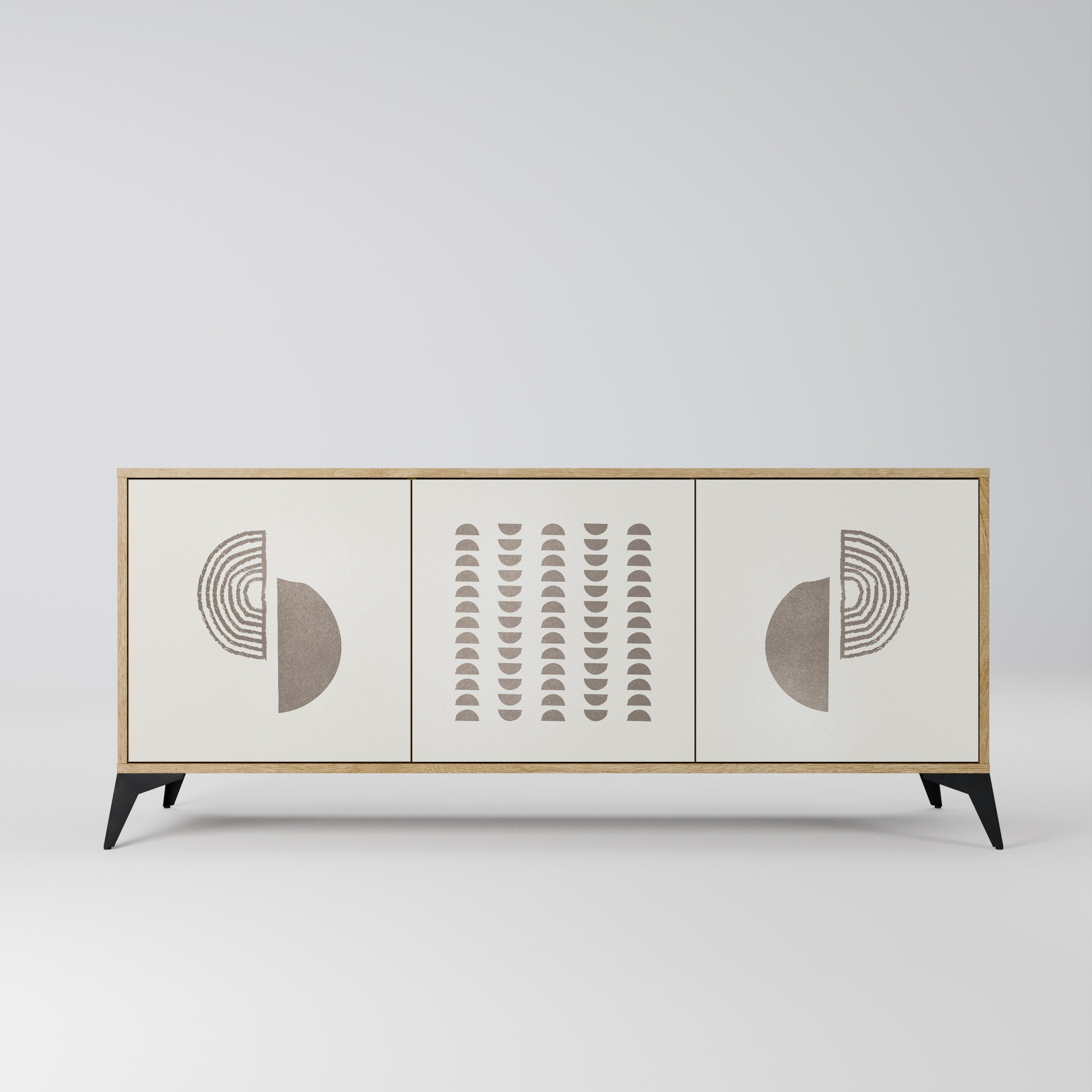 HARMONY ESSENCE 3-türiges Sideboard in Eichenoptik