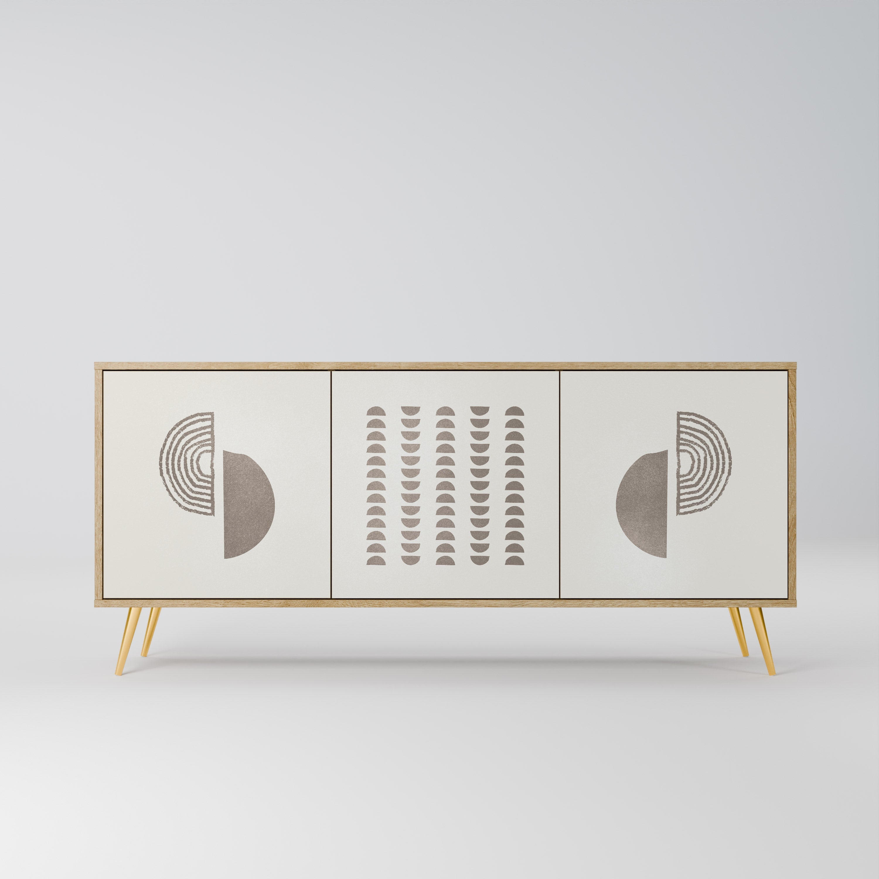 HARMONY ESSENCE 3-türiges Sideboard in Eichenoptik