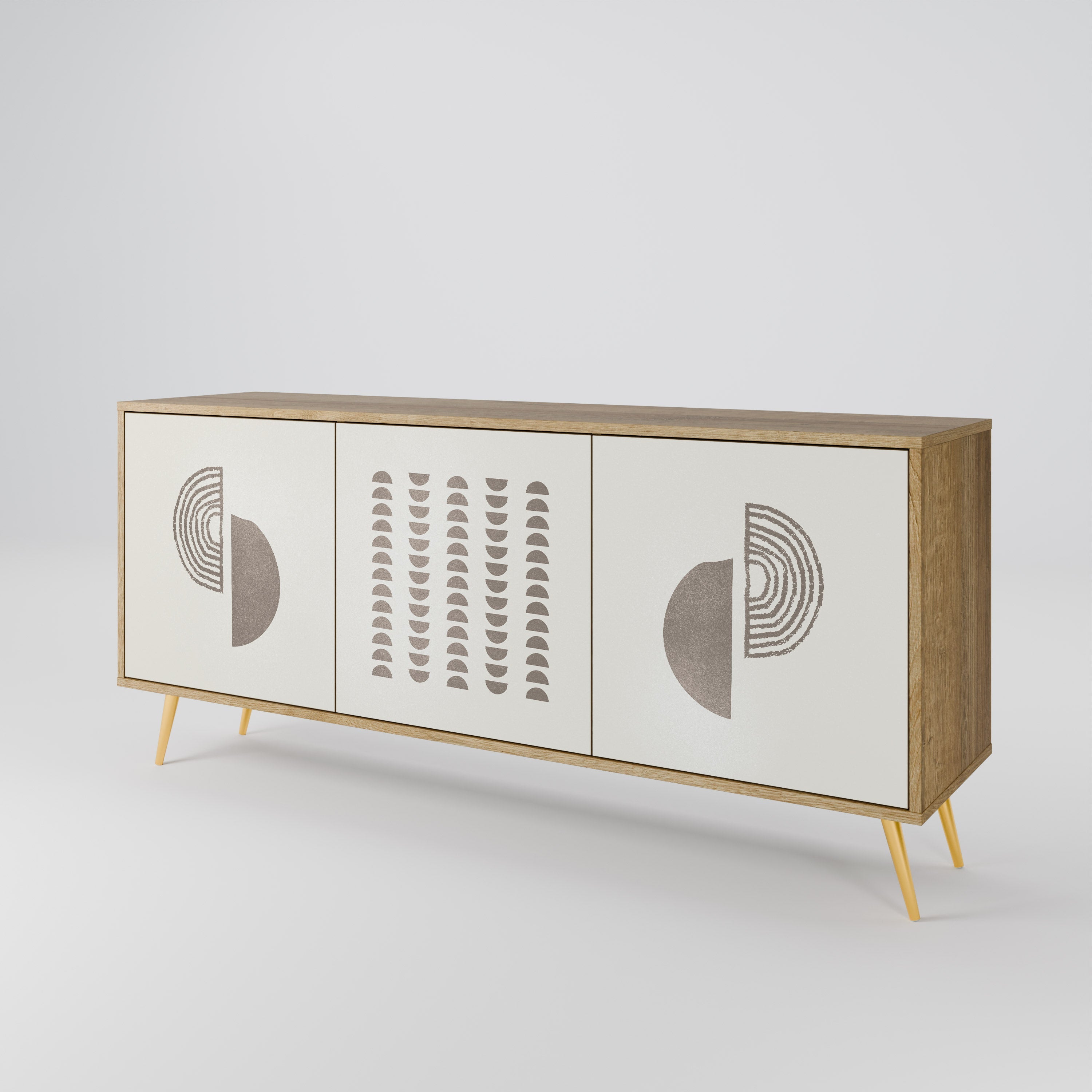 HARMONY ESSENCE 3-türiges Sideboard in Eichenoptik