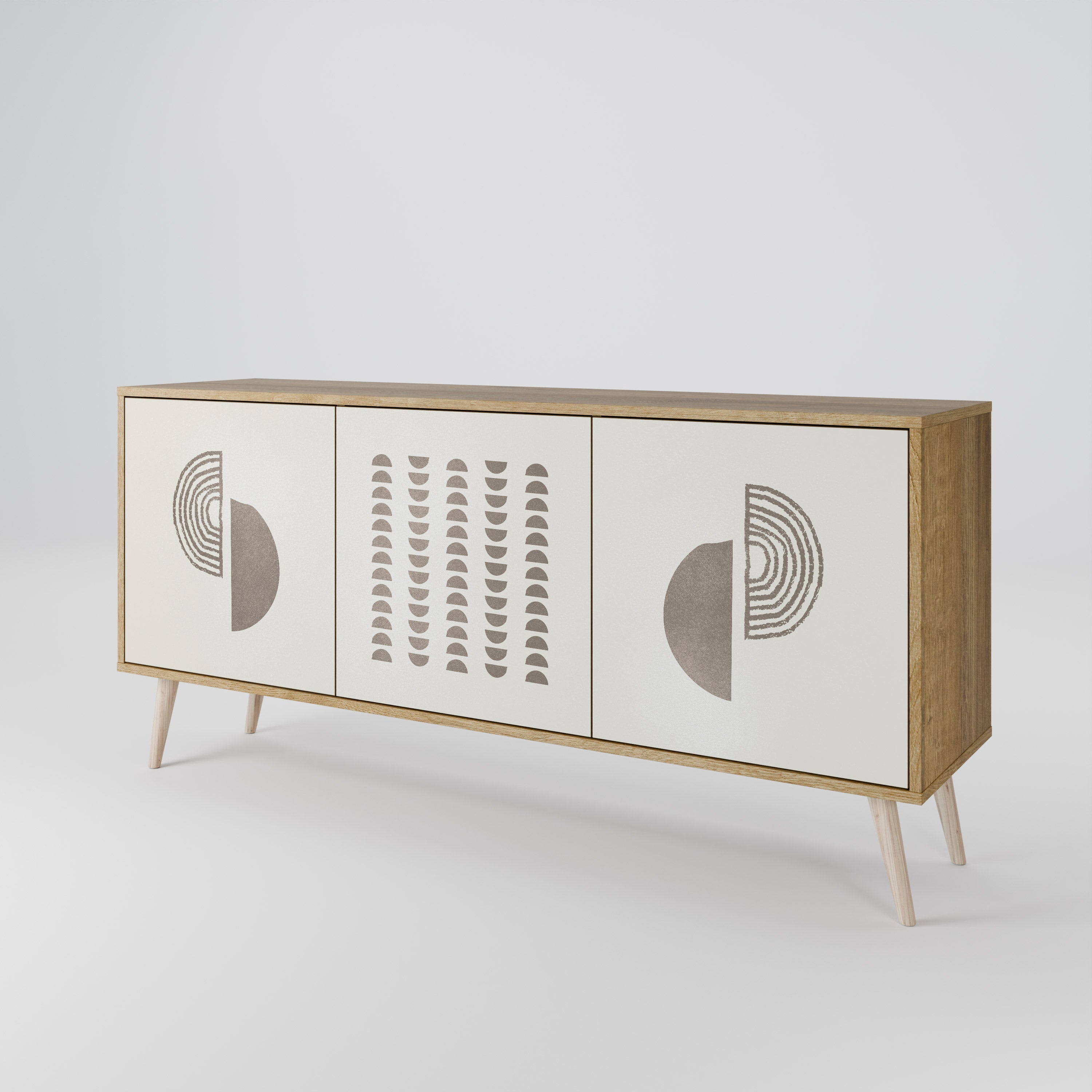 HARMONY ESSENCE 3-türiges Sideboard in Eichenoptik