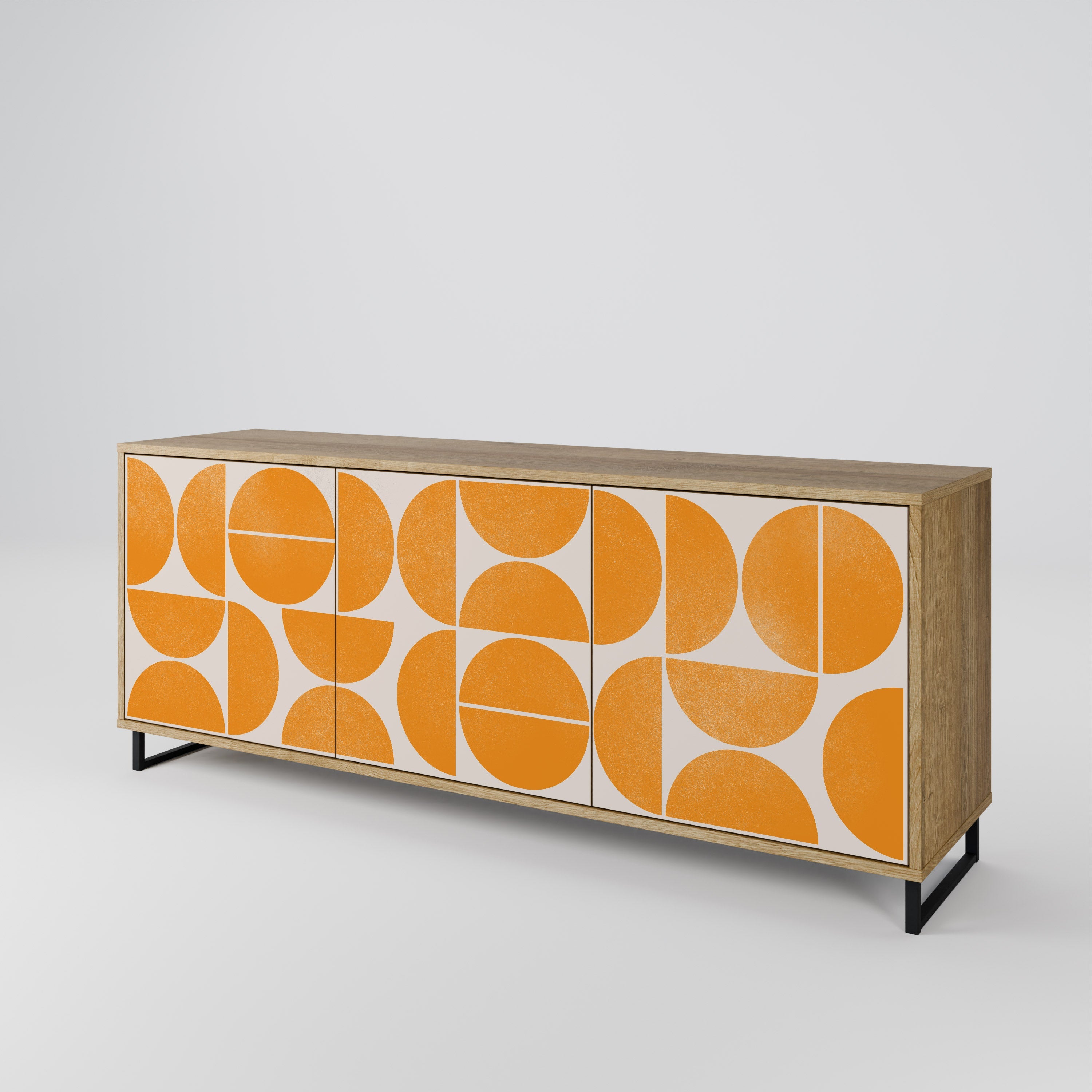 RECURRING DREAMS 3-türiges Sideboard in Eichenoptik