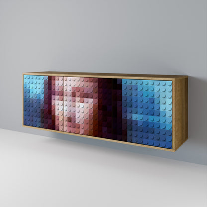 CONSTRUCTIVE ART 3-türiges Sideboard
