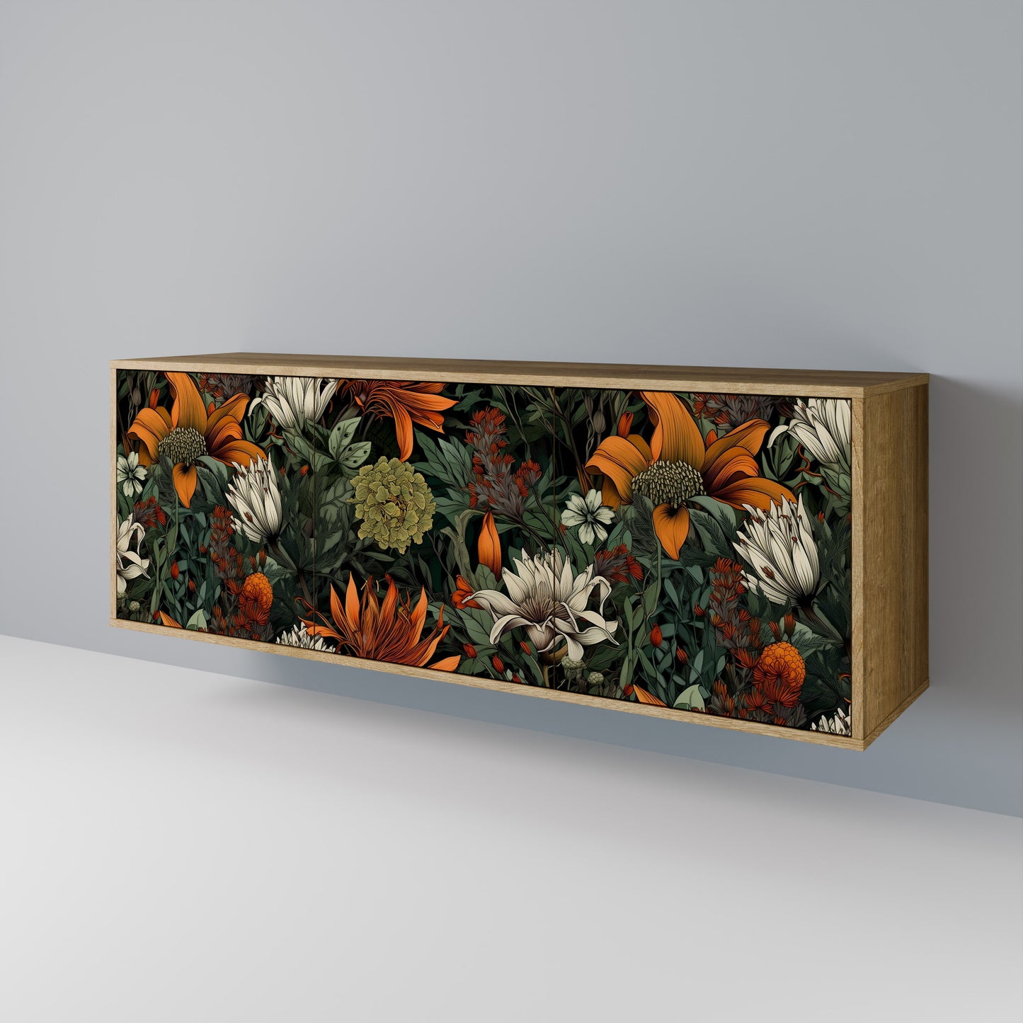 MIDNIGHT SPROUT 3-türiges Sideboard