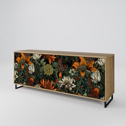 MIDNIGHT SPROUT 3-türiges Sideboard