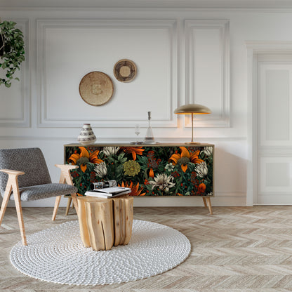 MIDNIGHT SPROUT 3-türiges Sideboard