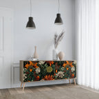 MIDNIGHT SPROUT 3-Door Sideboard in Oak Effect