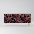 FLORAL WHISPER Sideboard mit 3 Türen in Eiche-Optik