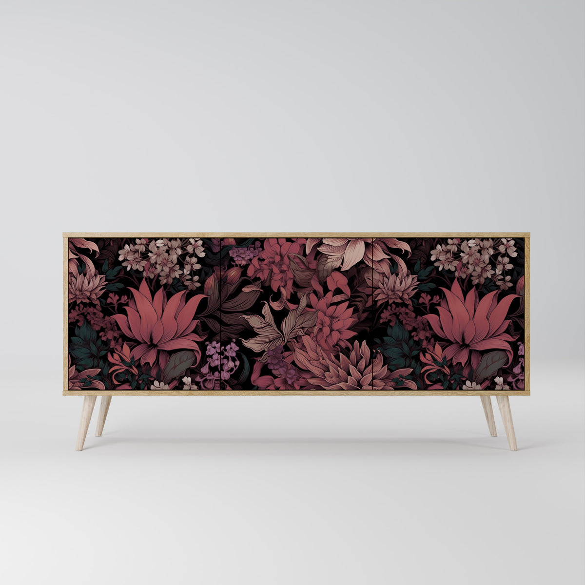 FLORAL WHISPER 3-türiges Sideboard