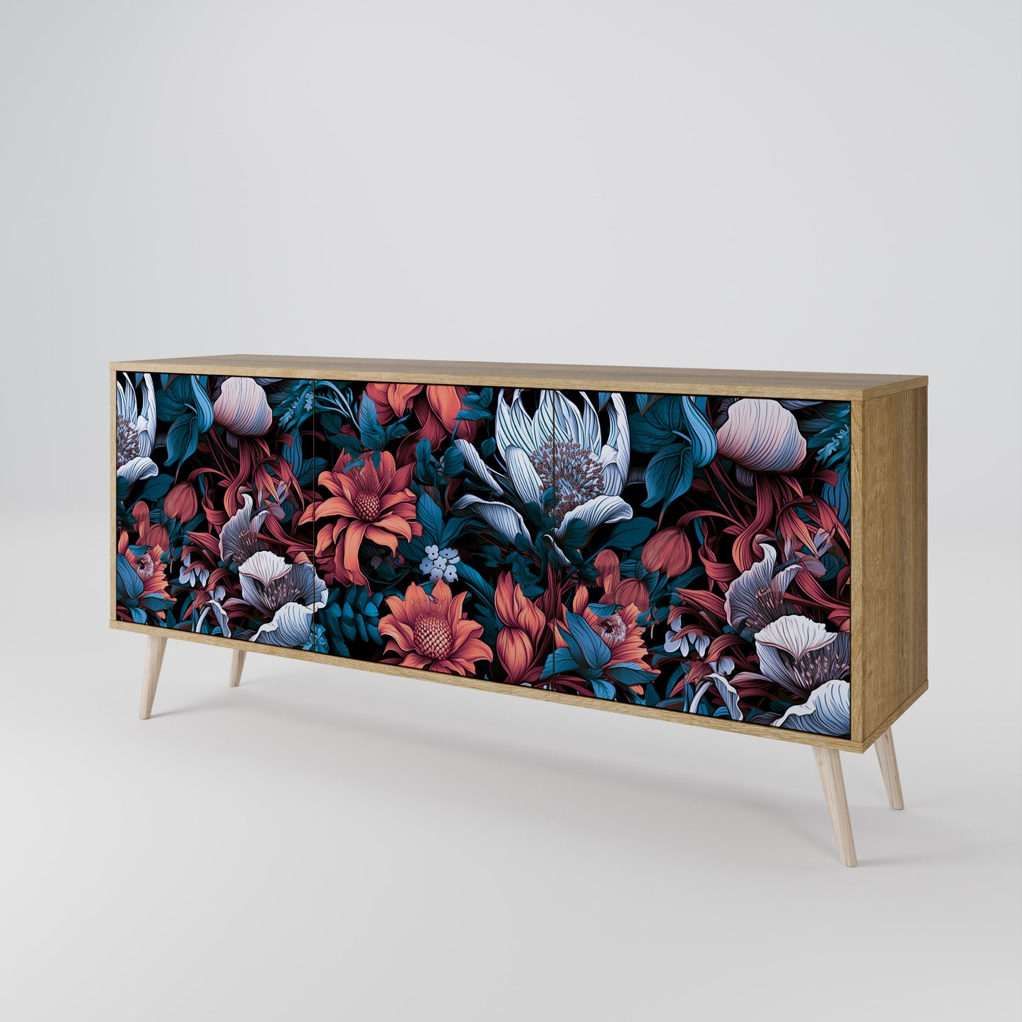 ETHEREAL BLOSSOMS 3-türiges Sideboard