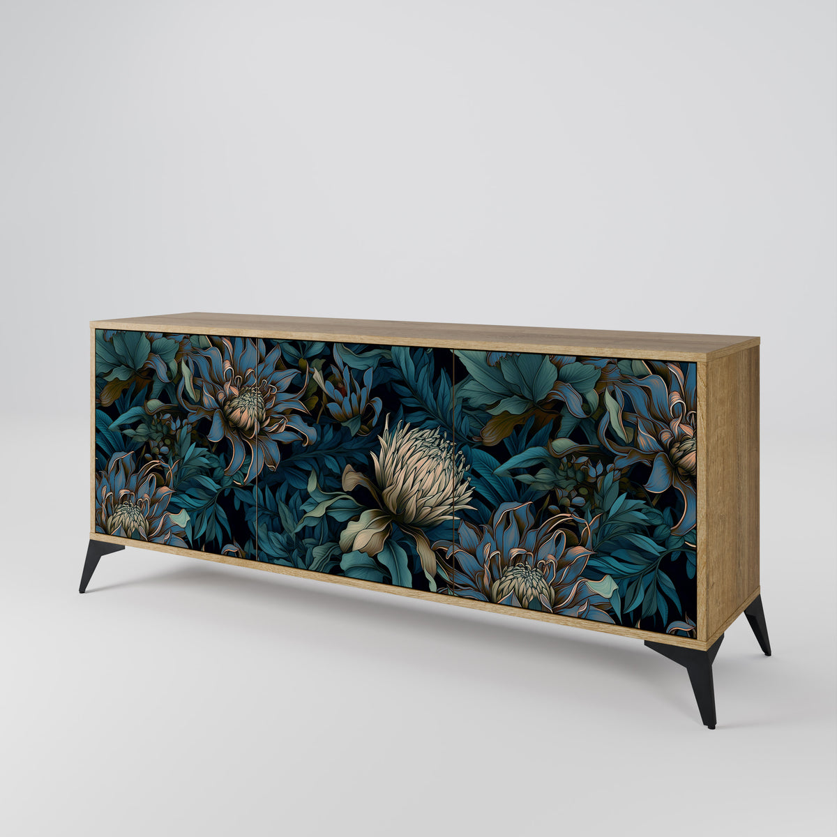 TWILIGHT BLOOM 3-türiges Sideboard