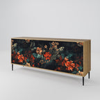 IMAGINARY BLOSSOM Sideboard mit 3 Türen in Eiche-Optik