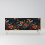 IMAGINARY BLOSSOM Sideboard mit 3 Türen in Eiche-Optik